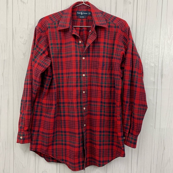 Ralph Lauren Other - HP🎉 RALPH LAUREN MEN BUTTON FLANNEL SMALL